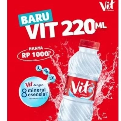 

AIR MINERAL VIT BOTOL 220ML 1 DUS ISI 24 PCS