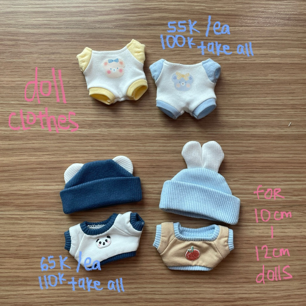 baju boneka - doll dolls clothes size 10 cm - 12 cm