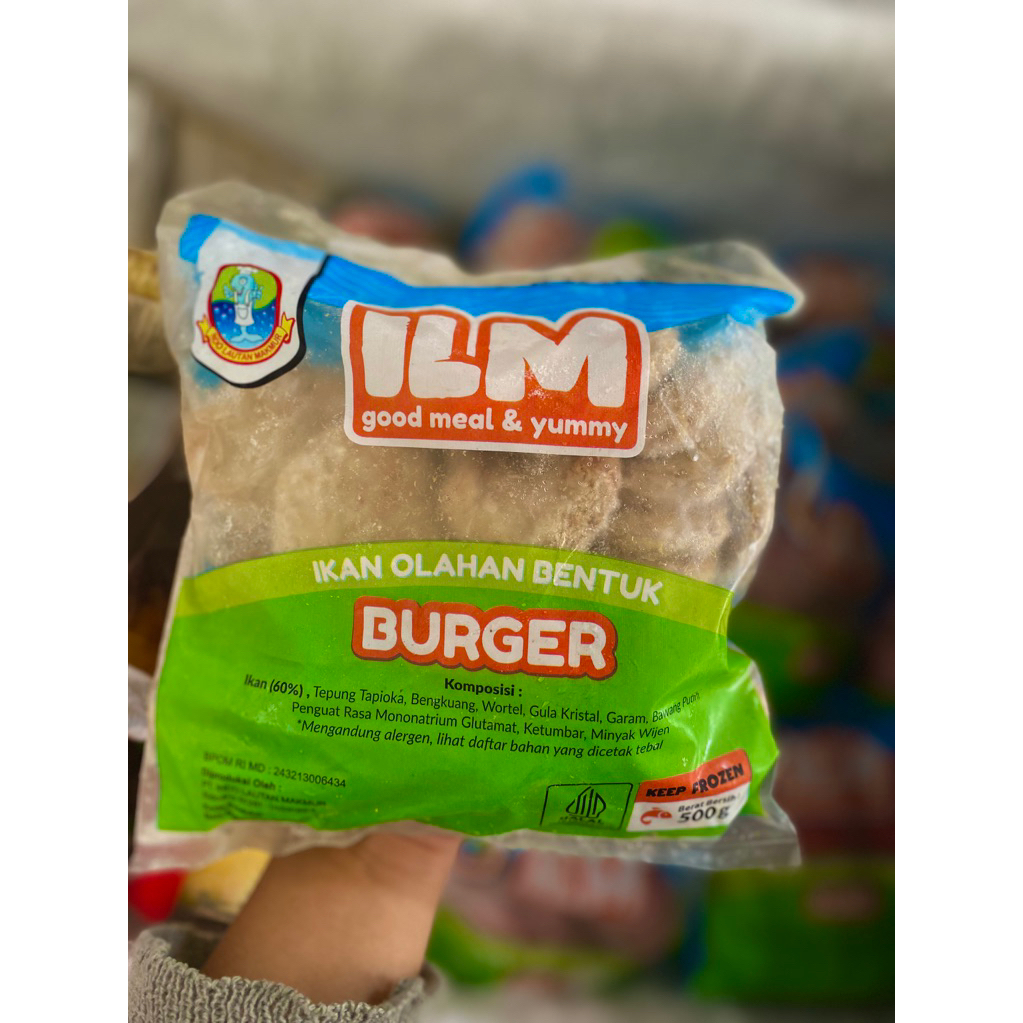 

ILM ikan olahan bentuk panda 500gr / ikan olahan bentuk tempura gepeng frozen