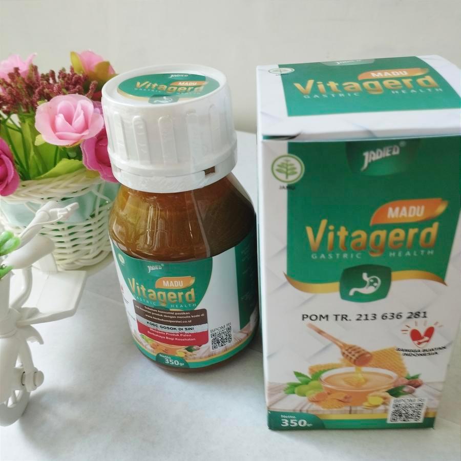 

Vitagerd - Madu Herbal Atasi Maag Gerd Asam Lambung Cemas Berlebihan anxiety disorder Netto 350 Gram