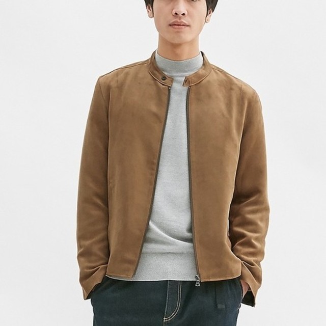 GU Suede Touch Biker Blouson Jacket (JC-6280) S(62x49