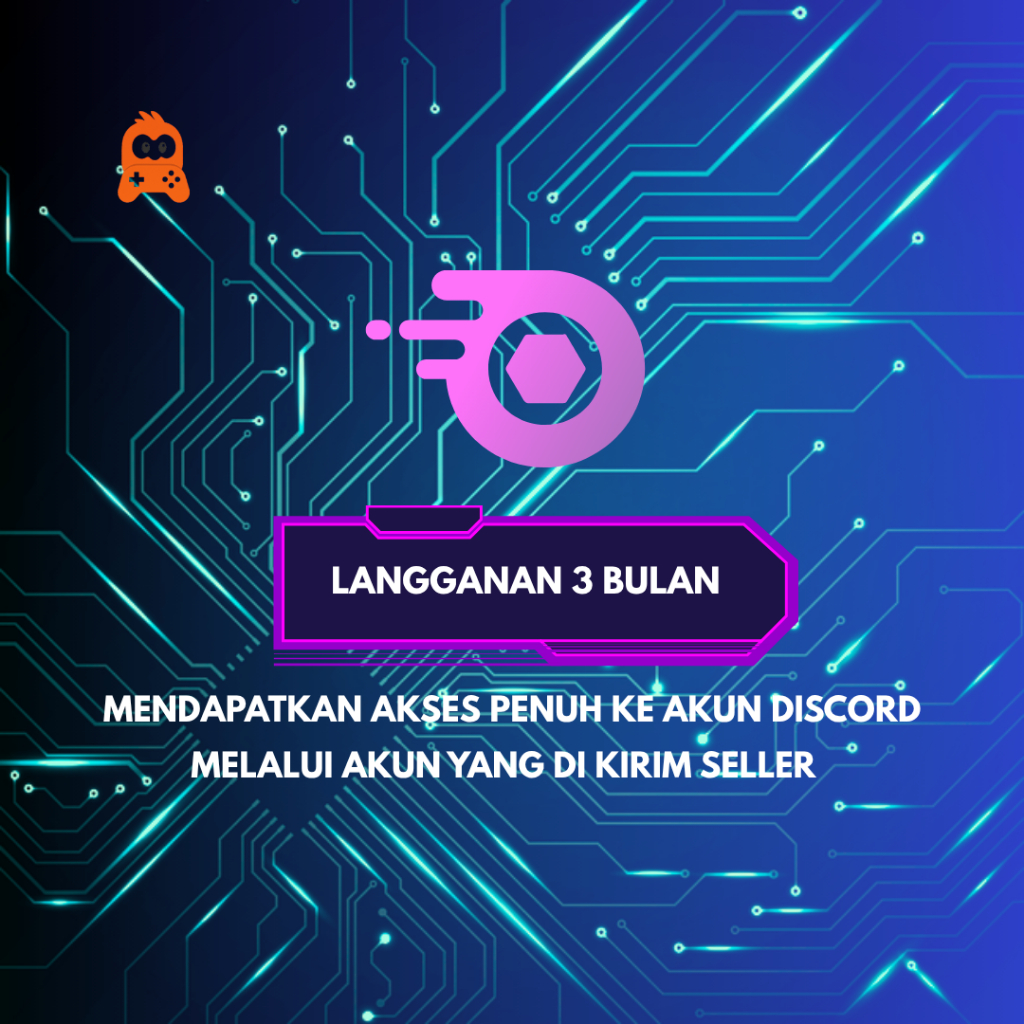 Discord Nitro 3 Bulan – Terima Jadi | 2 Menit Pengiriman | Full Garansi