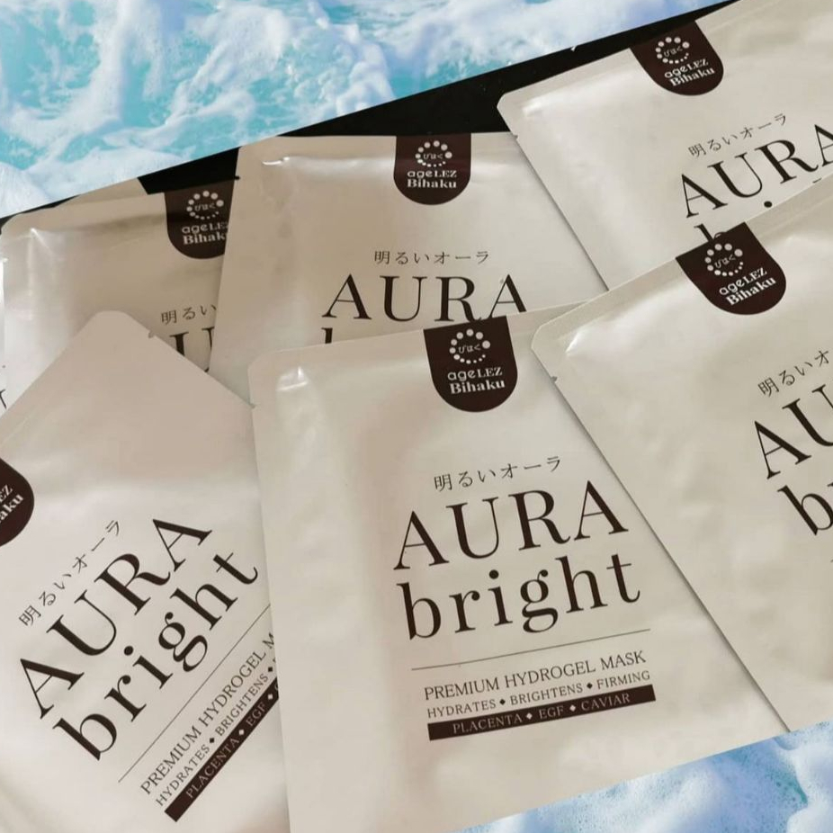 MASKER AURA BRIGHT ORIGINAL JAPAN 1PCS