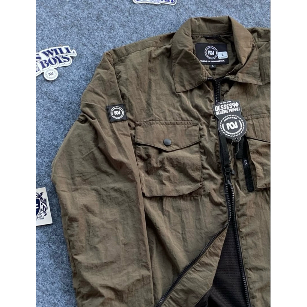 overshirt troublemaker olive