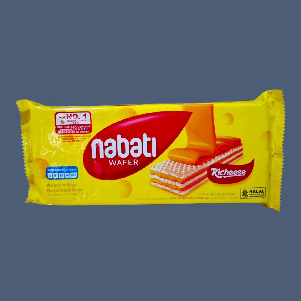 

Richese Nabati Wafer Keju 100gr