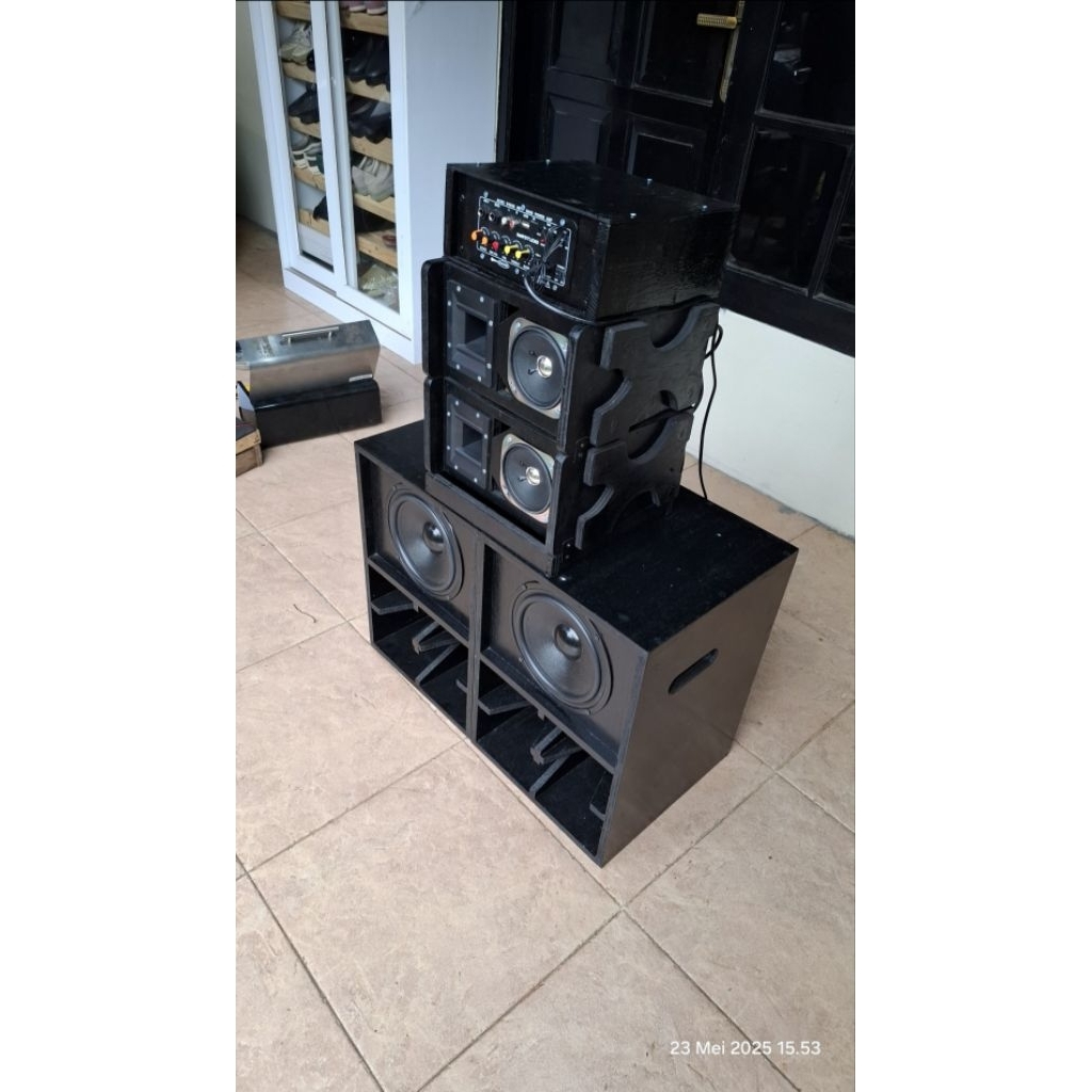 PAKET KOMPLIT sound system miniatur siap bunyi