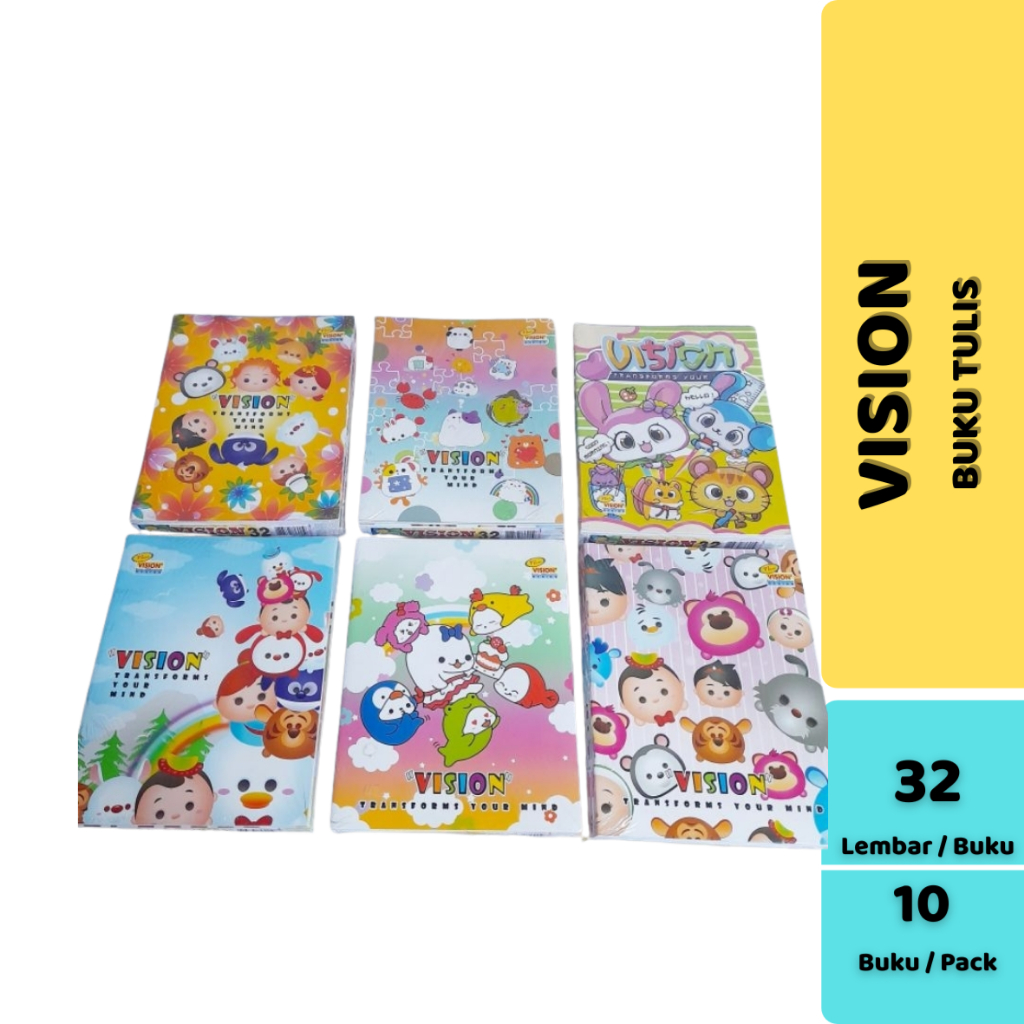 

(ECER) BUKU TULIS VISION 32 LEMBAR