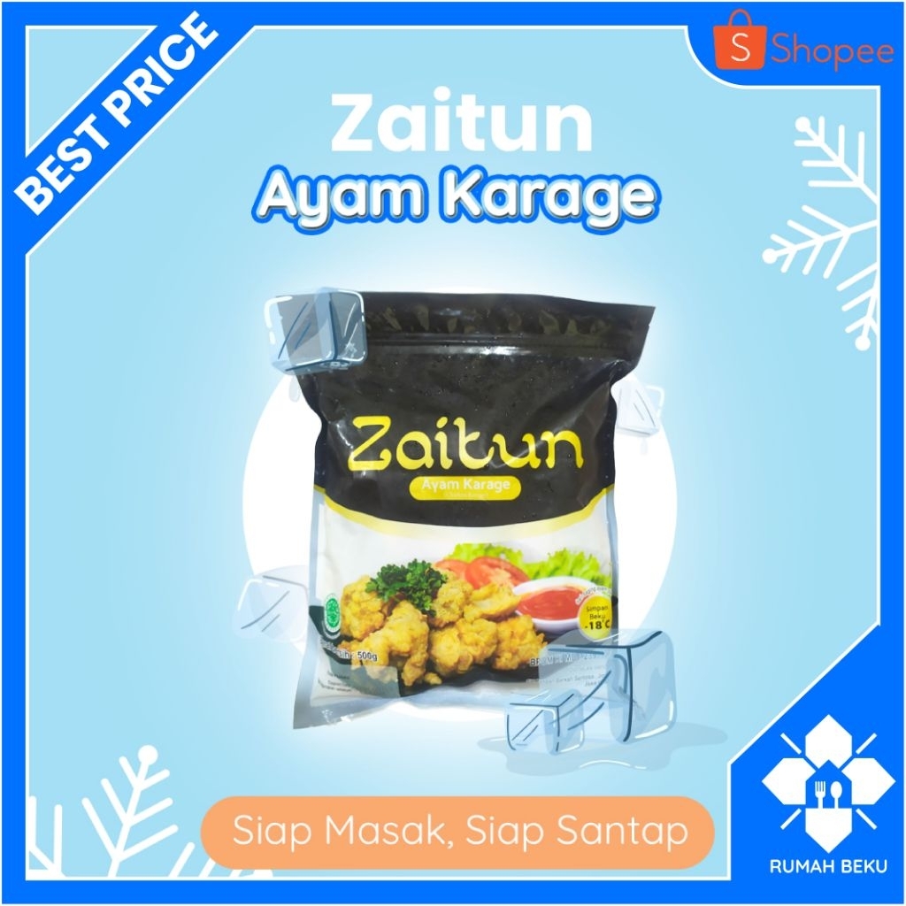 

Ayam Karage Siap Goreng - Crispy & Gurih - 500gr | Rumah Beku
