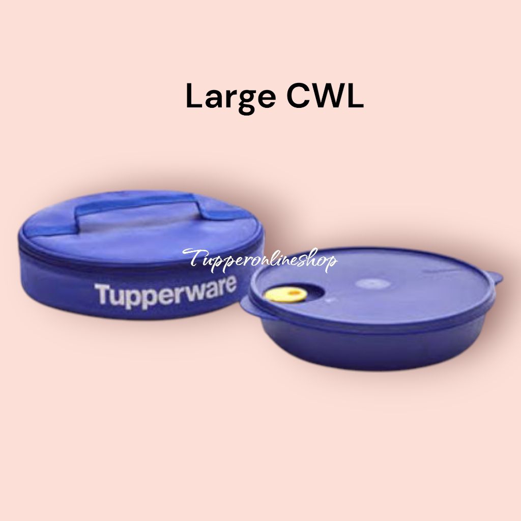 Large Crystalwave Lunch Set tupperware / CWL tupperware / tempat makan porsi jumbo tupperware