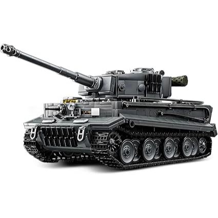 1:28 Tiger Heavy Tank Building Blocks Set for Adults, Compatible with Lego Military Vehicle