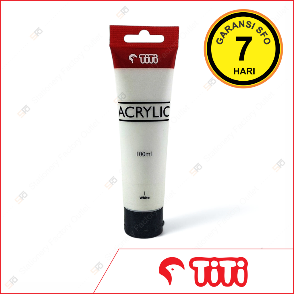 

Cat Acrylic Titi 100ml Satuan 1 - White