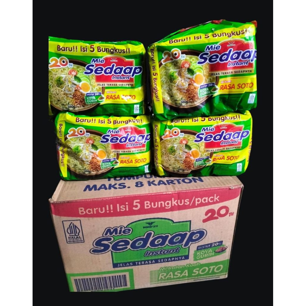Mie Sedap Soto 1 Dus