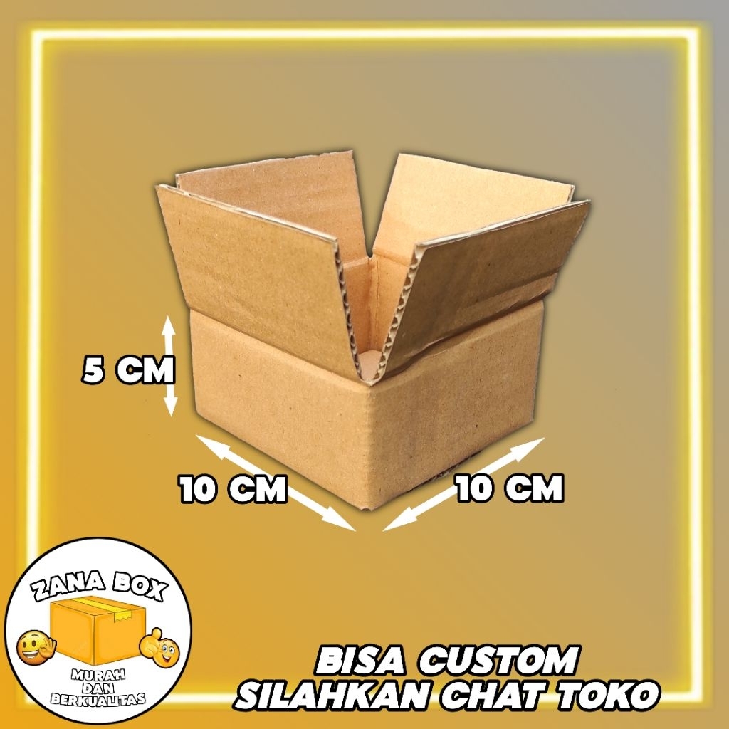 

kardus packing ukuran 10x10x5