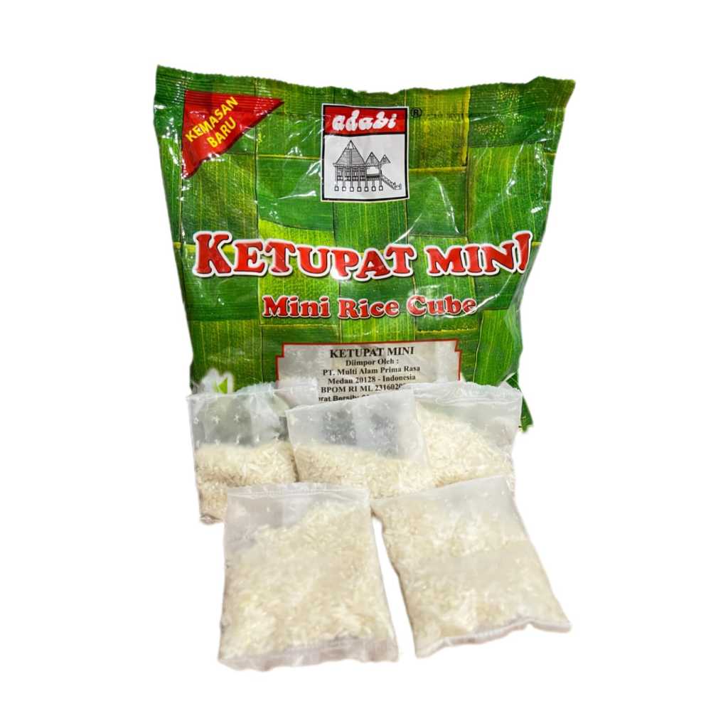 Adabi Ketupat Instant Mini Ketupat Lontong Eceran Instant Rice Cake