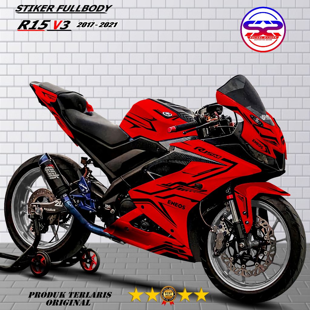 Stiker Decal Motor R15 V3 Fullbody Stiker Variasi Motor R15 V3 2017-2021