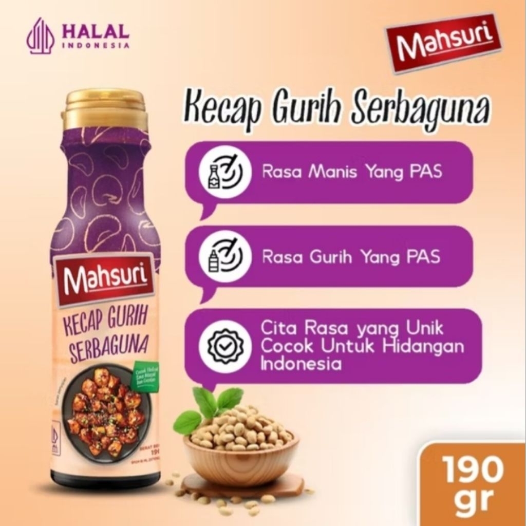 

Mahsuri kecap gurih serbaguna 190gr