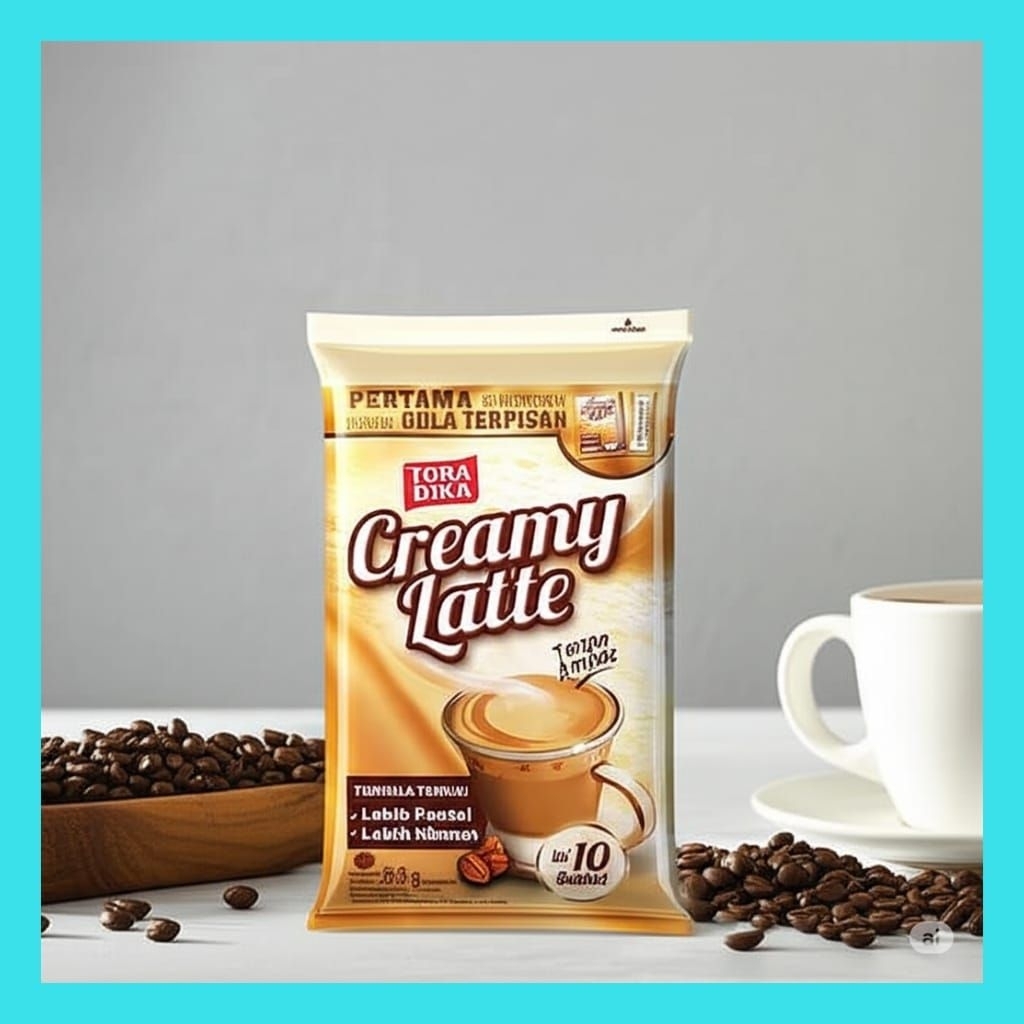 

1 renceng (10 sachet) kopi Torabika Tora Bika creamy latte creamlatte toko taqii