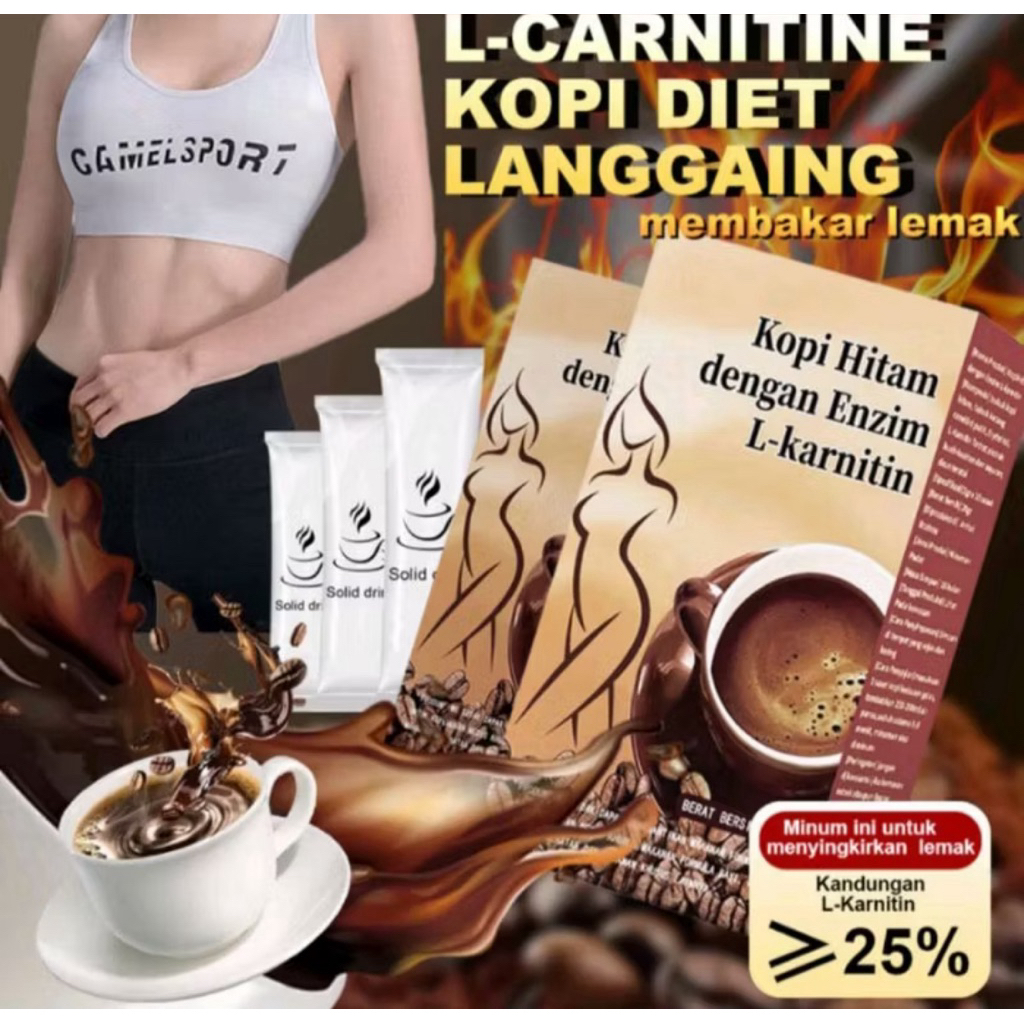 

KOPI DIET KARNITIN ISI 12 SACHET RENDAH KALORI