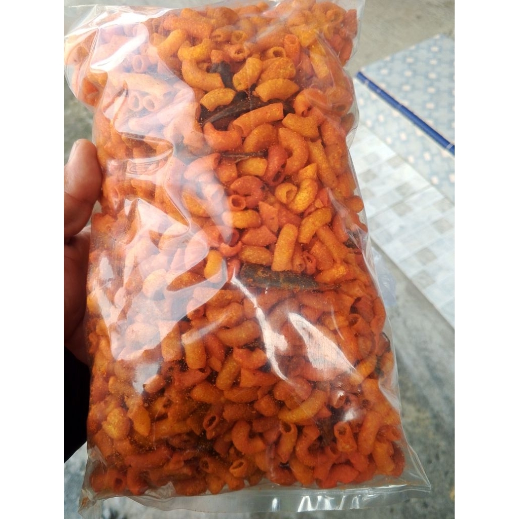 

makaroni pedas manis daun jeruk