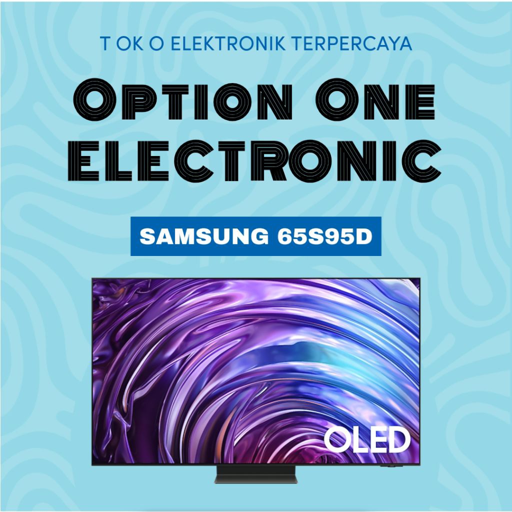 OLED TV Samsung 65S95D 65 Inch Smart TV Samsung 4K Tizen OS QA65S95DAKXXD New 2024 65inch