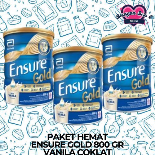 

Paket Hemat Ensure 3 x 800 gram Vanila dan Coklat