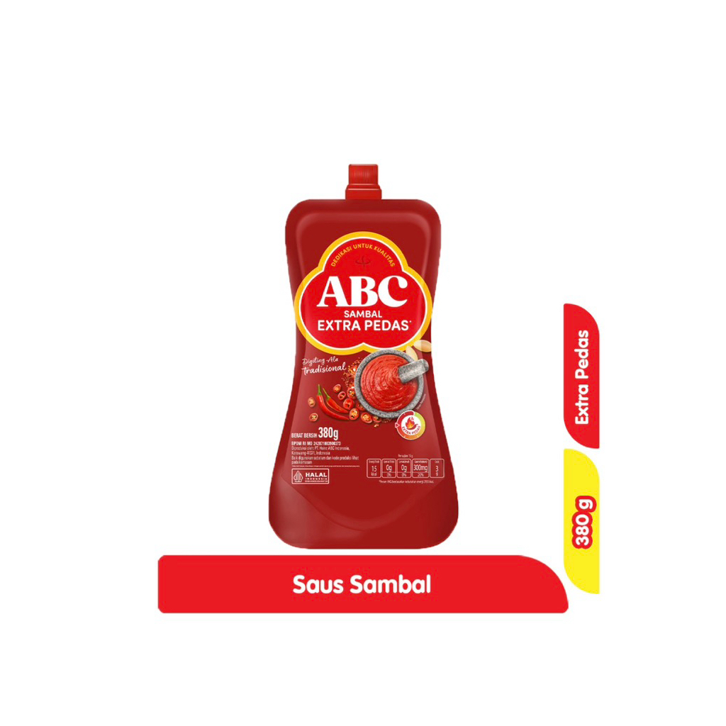 

SAMBAL ABC EXTRA PEDAS POUCH 380 gram