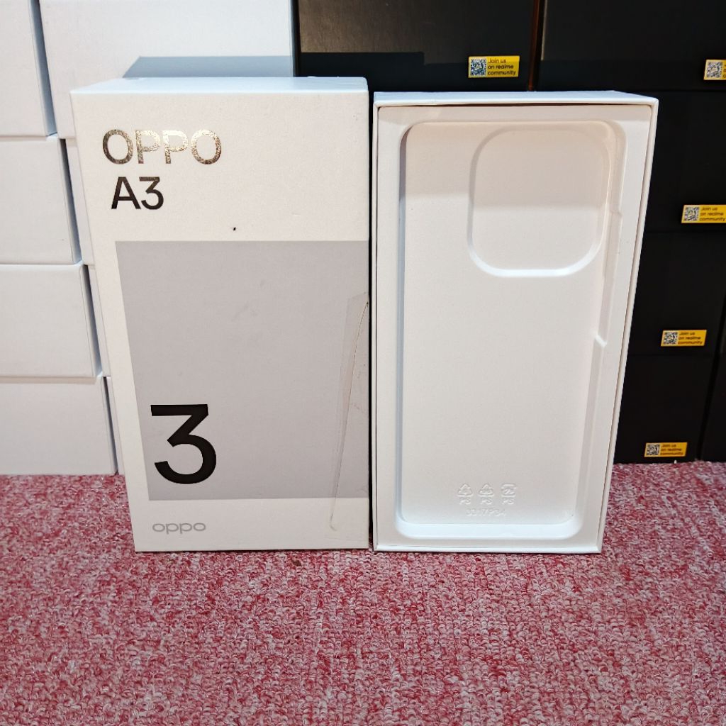 box hp Oppo A3 dus hp kotak original asli