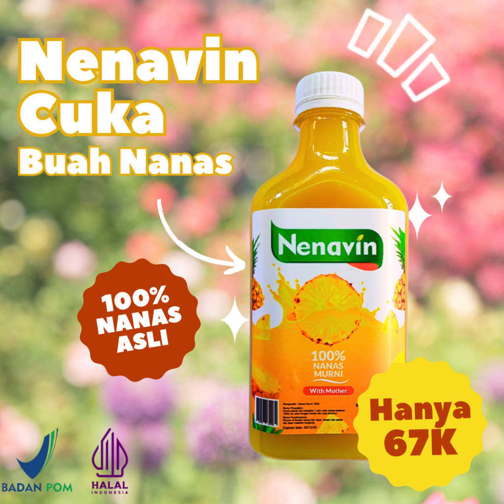 

Nenavin Cuka Nanas 100% Original Alami Bantu Cegah Diabetes dan Turunkan Gula Darah - BISA COD