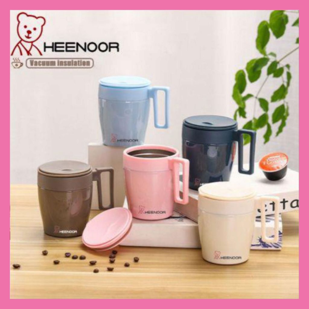 Thermos Mug Heenoor Termos Kopi Cangkir Stainless Steel Termos Mug