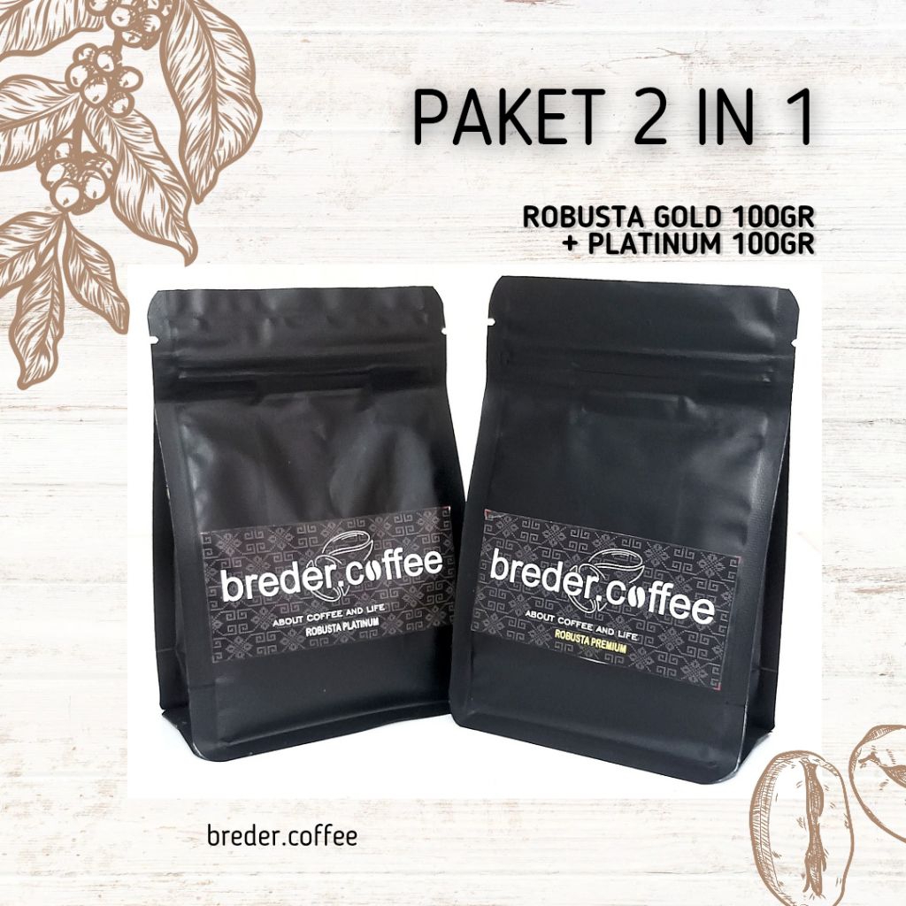 

Kopi Bubuk Robusta 2 in 1 Commercial | Biji Pilihan | Kopi Hitam | Bubuk