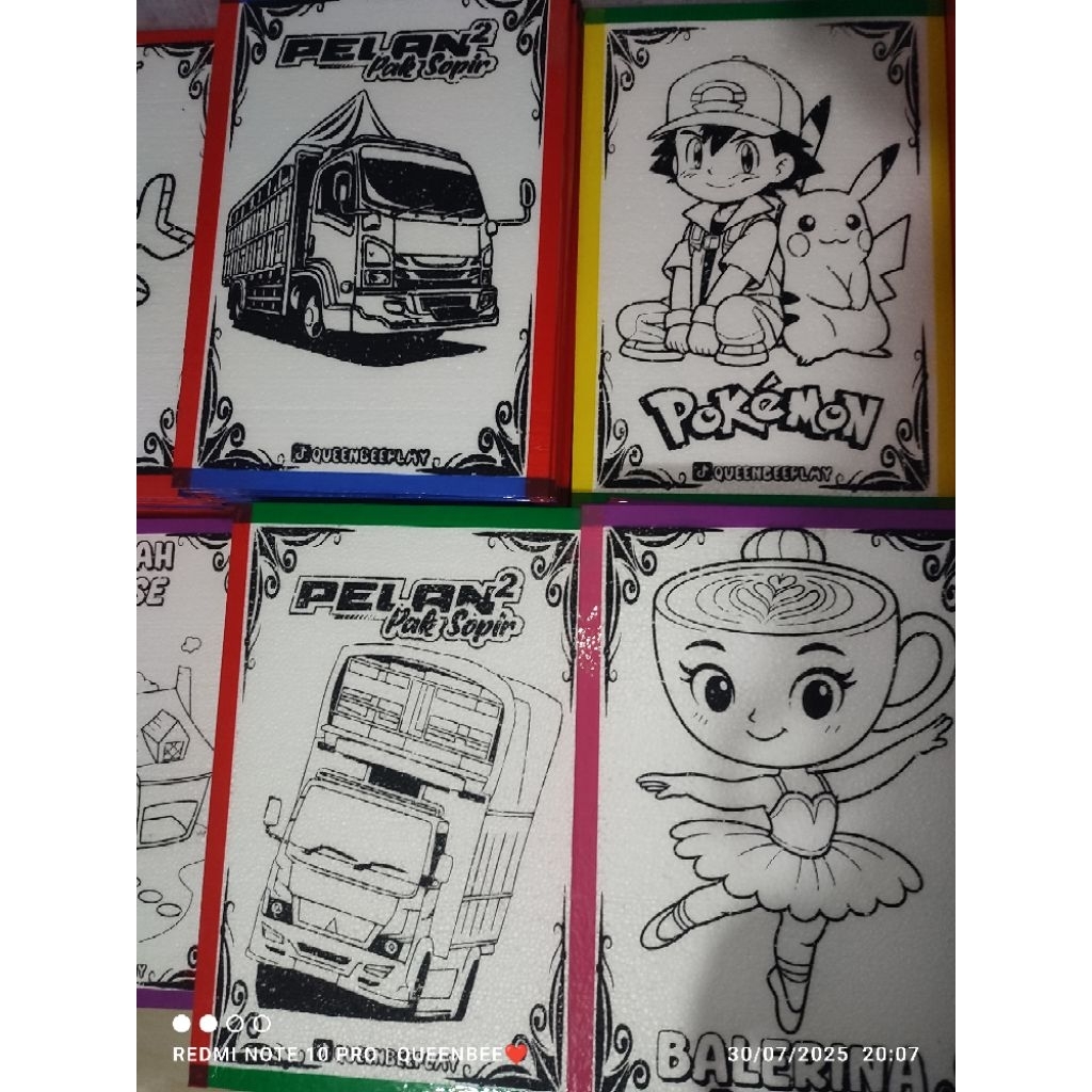 

Sterefoam mewarnai paket 40 pcs uk 33x50cm