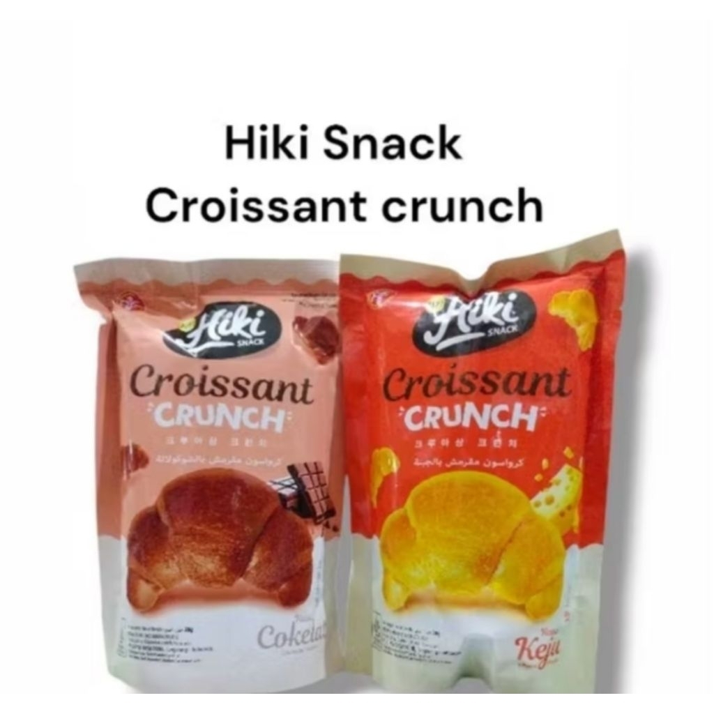 

Hiki Snack Kripik Croissant Crunch 20gr Kerupuk Croissant Coklat Dan Keju Makassar
