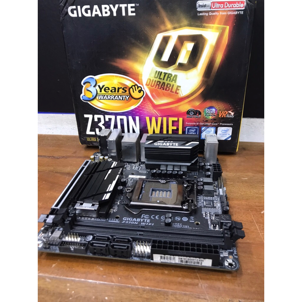 motherboard gigabyte z370n wifi mini itx