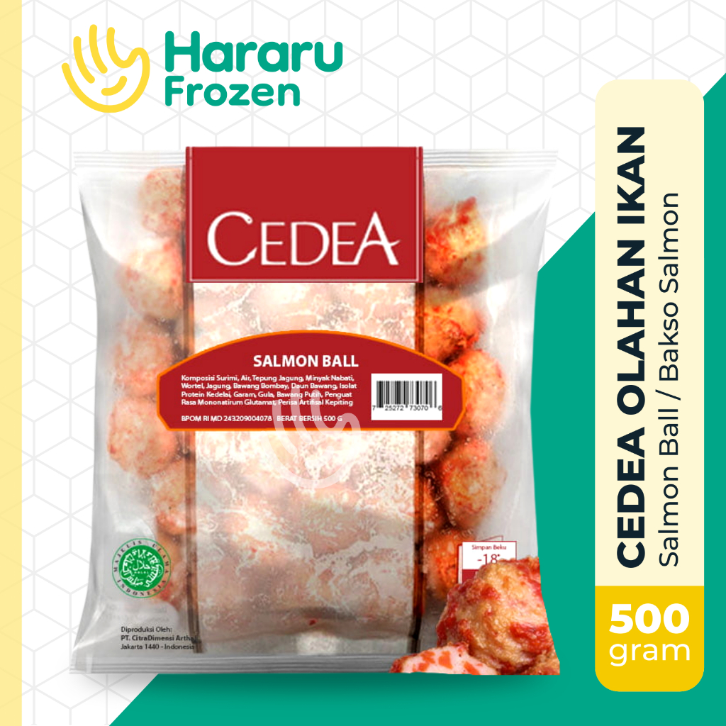 

CEDEA Salmon Ball | Bakso Salmon 500 Gram