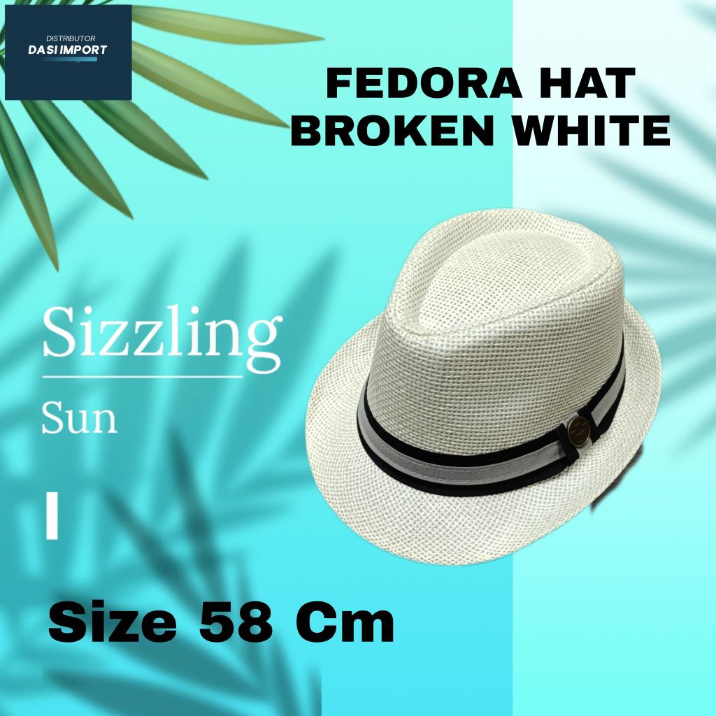 Topi Fedora Hat Pria Wanita Import