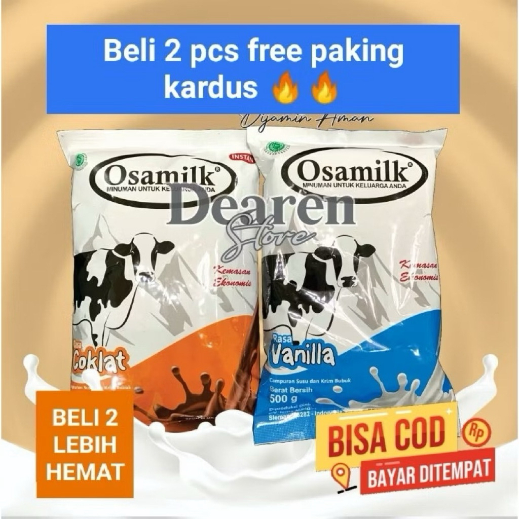 

osamilk susu penggemuk 1 PCS Kemasan 500 gram produk original