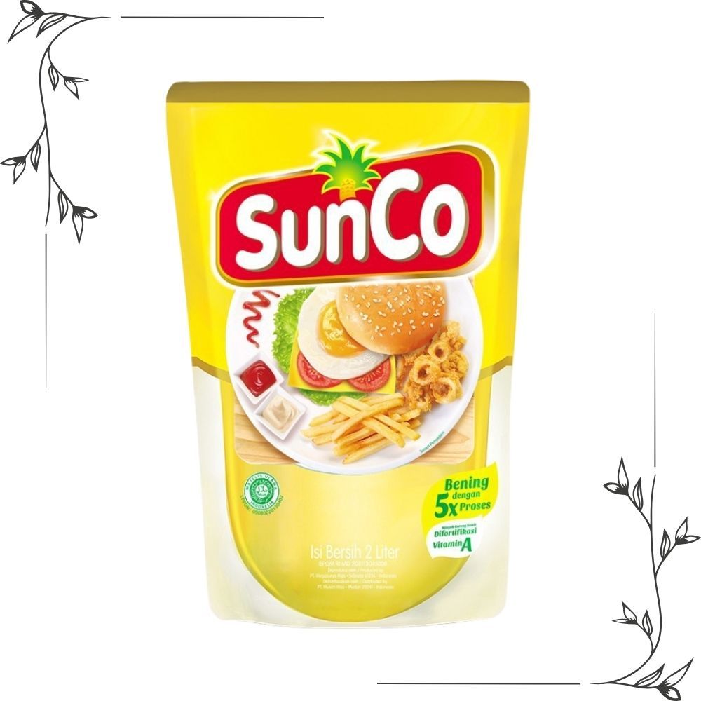 

SUNCO 2 Liter Minyak Goreng Premium Bening Kemasan Refill