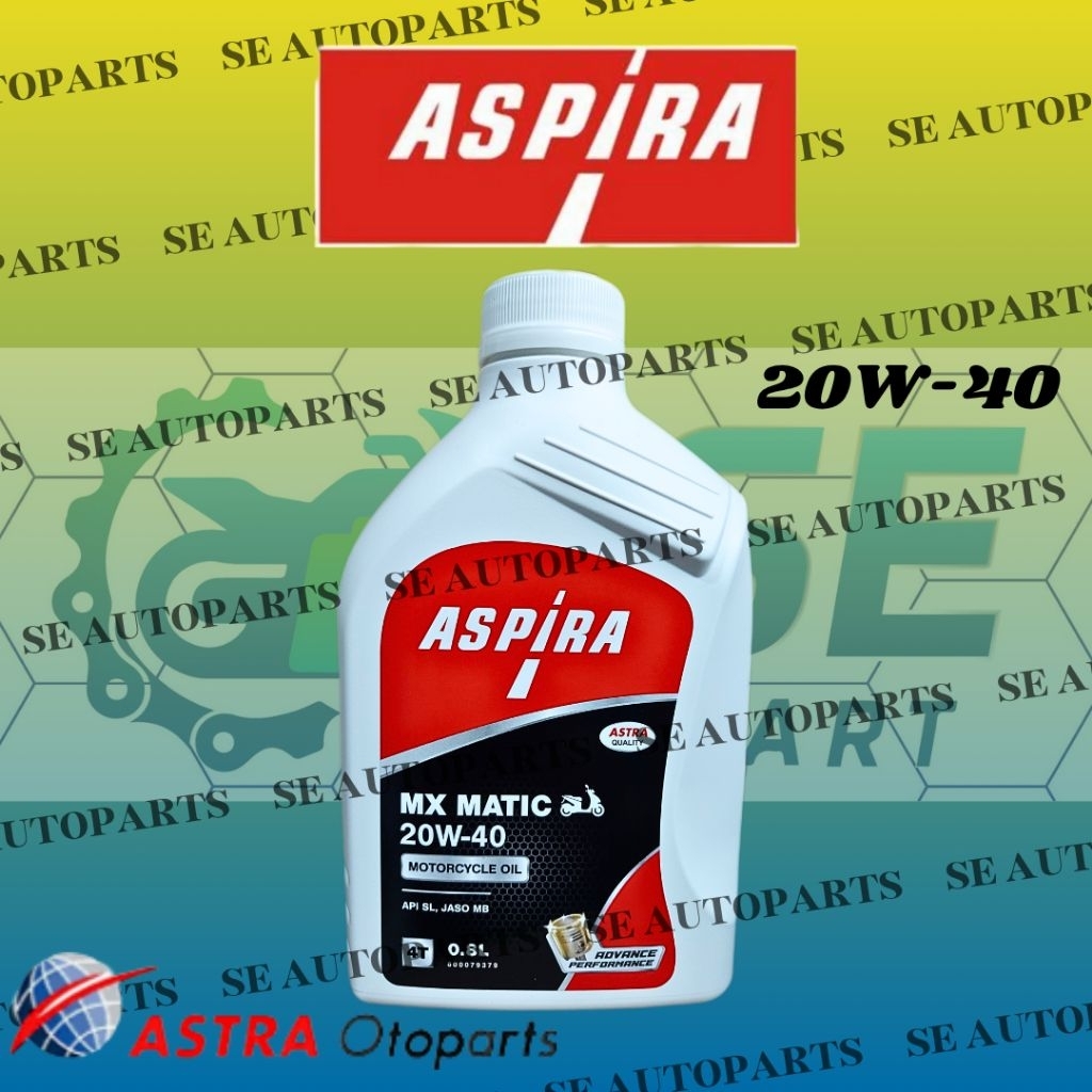 Oli Motor Matic ASPIRA 20W-40 0,8L ORIGINAL ASTRA OTOPART