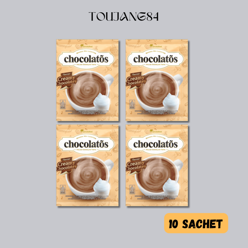

Chocolatos Chocolate Drink Creamy RCG 10 Sachet @27g