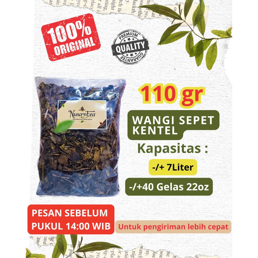 

Racikan Teh Solo 110gr by Nusantea Wangi Sepet Kentel