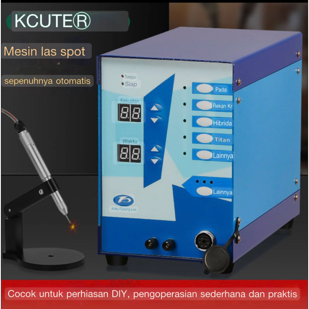 Las Titik perhiasan titanium, baja, besi model terbaru