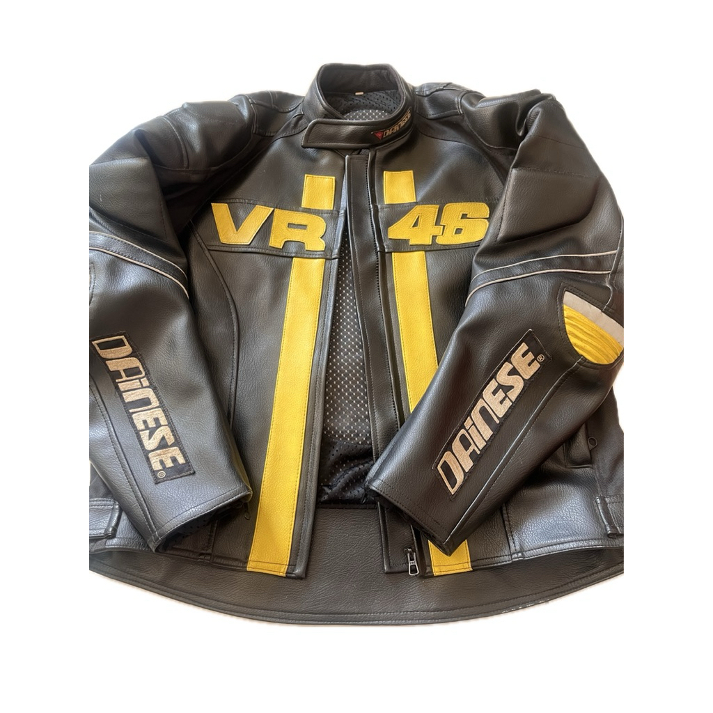 VR-46 jaket kulit rossi original (Daeines*)