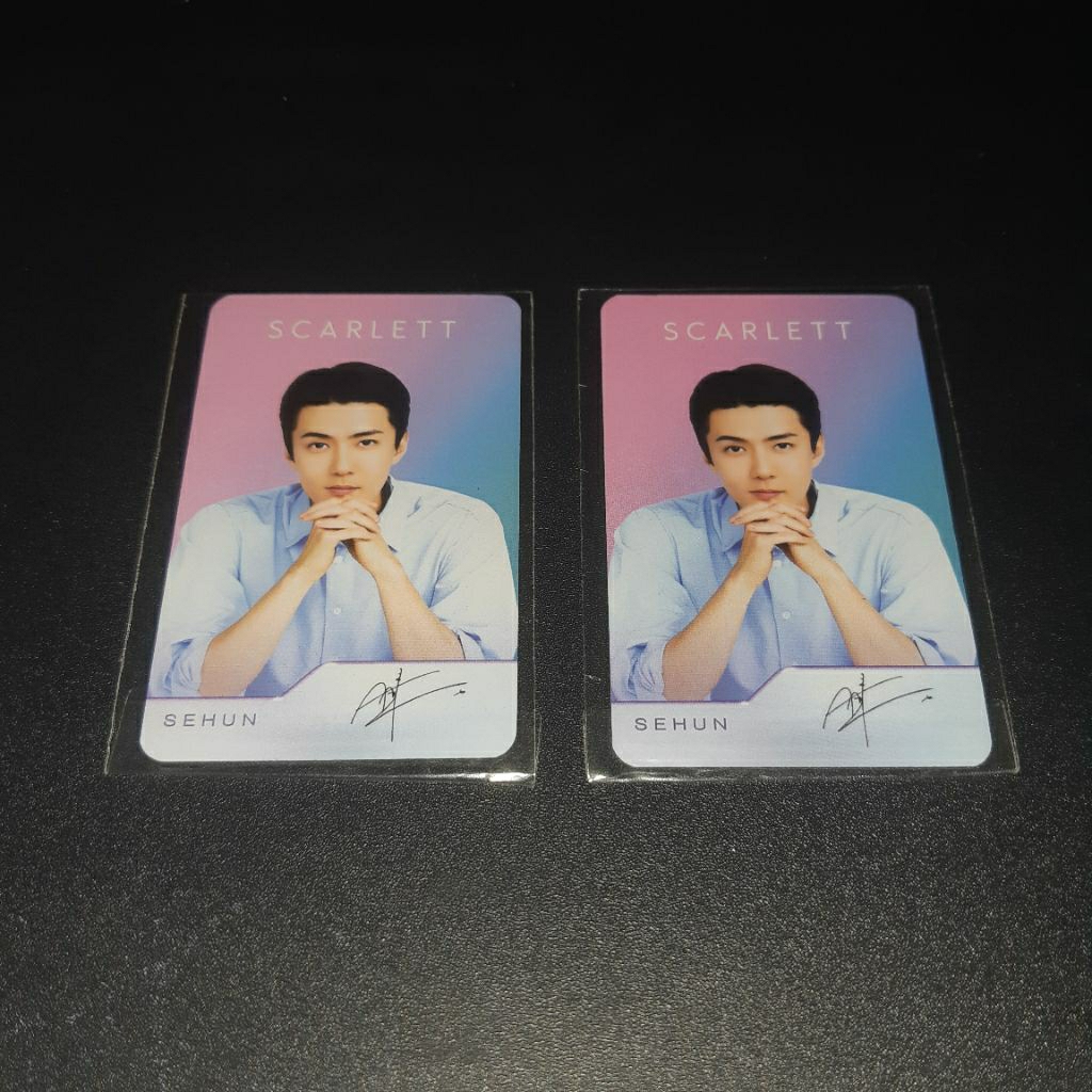 Photocard Scarlett X EXO - Sehun (Official)