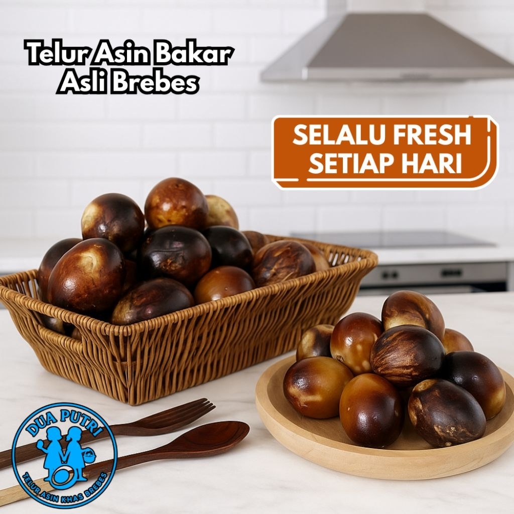 

Telur Asin Bakar Panggang Khas Brebes Tegal Gurih, Masir, Kuning Berminyak Original