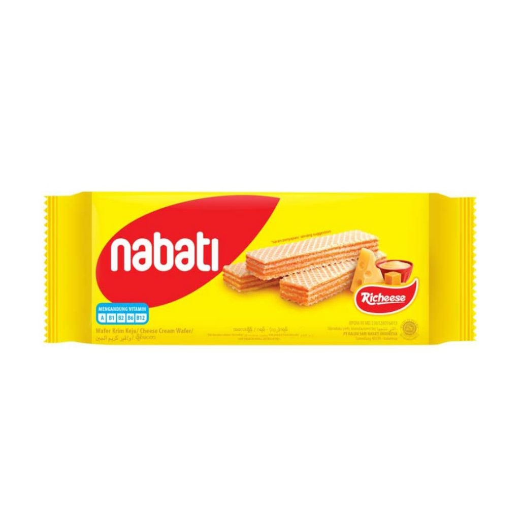 

nabati Richeese Wafer Krim Keju 110 gr