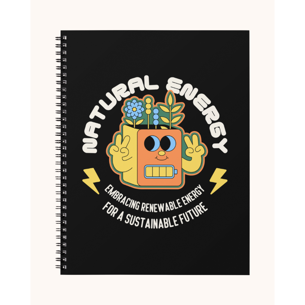 

Notebook Reflektif A5 Spiral – 50 Halaman Hitam Putih | HVS 80gsm & 100gsm – Natural Energy