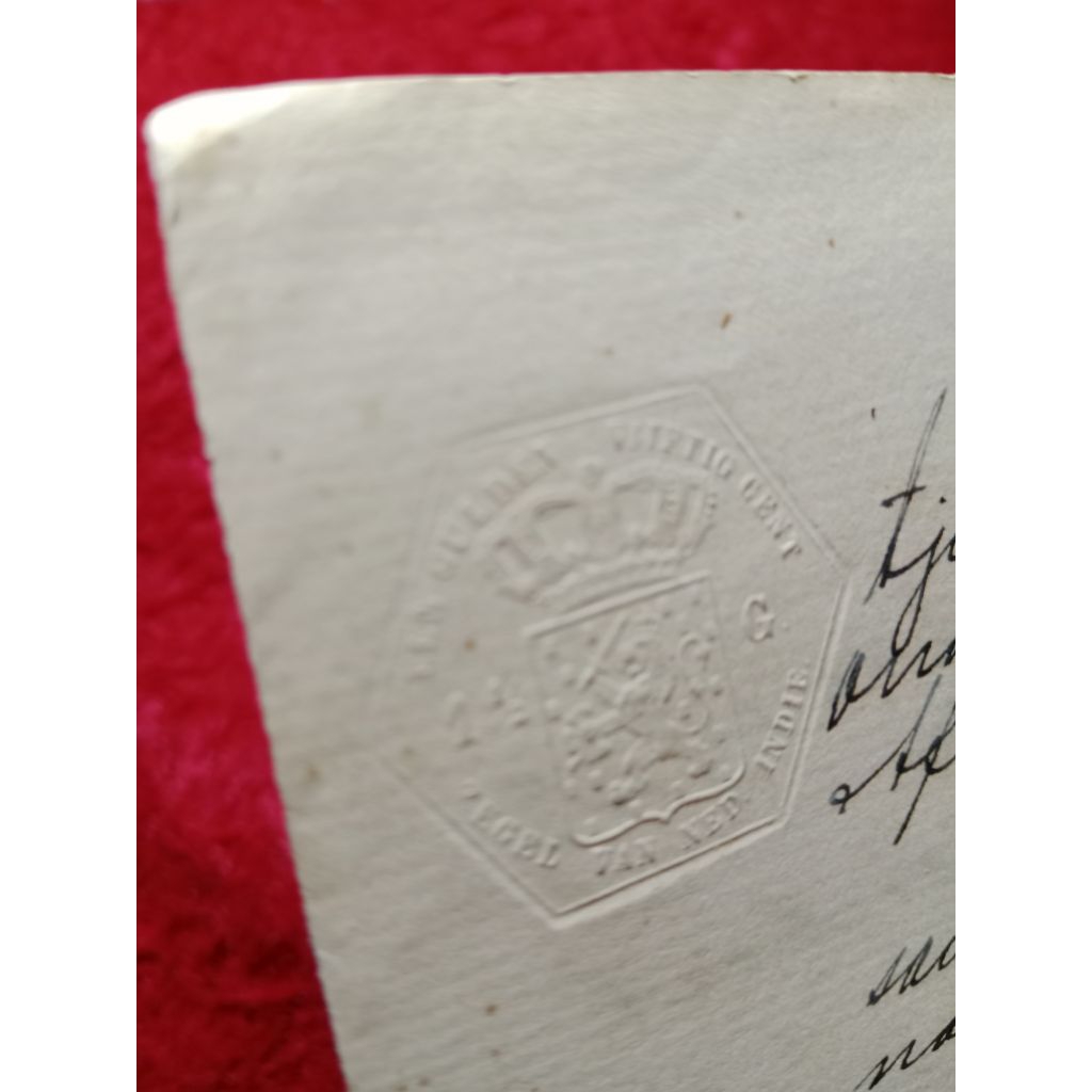 

Kertas Zegel van ned Indie 1½ Gulden Bekas isi tahun 1923 Single