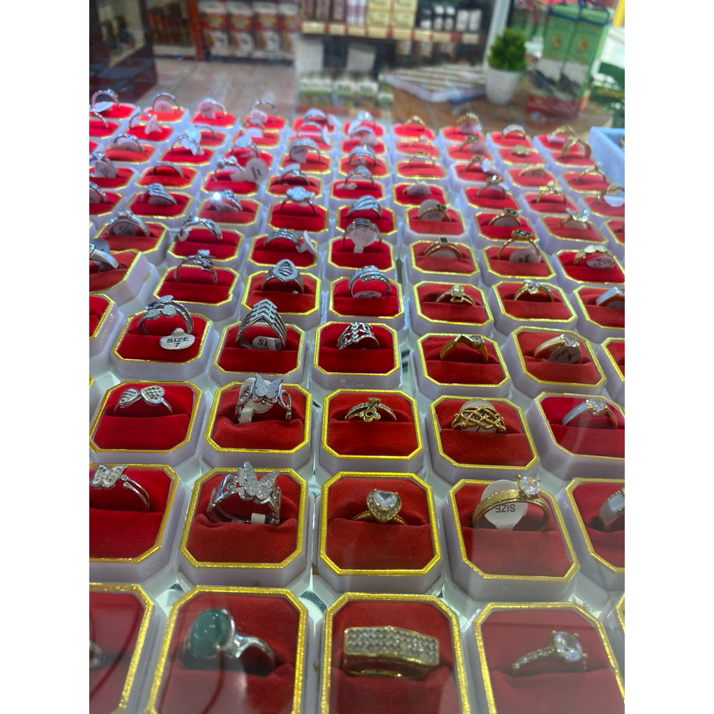 Cincin Besi Putih Asli / Cincin Wanita / REAL PICT