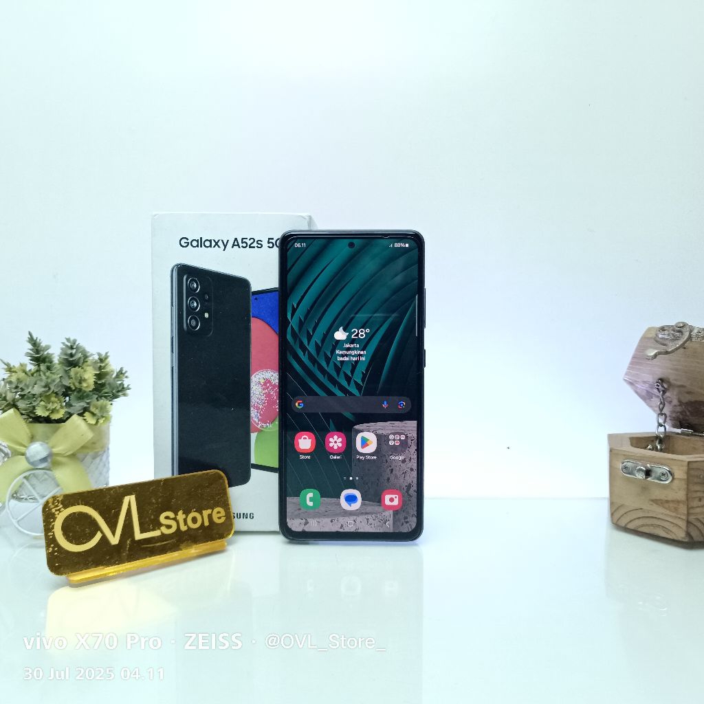 Samsung A52s RAM 8/256 GB HP Second Original Bergaransi
