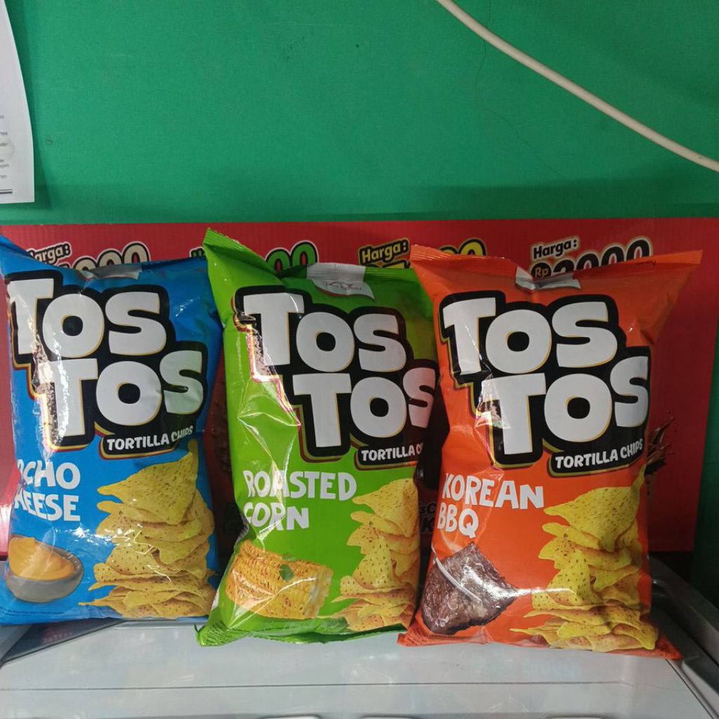 

Tos Tos Tortilla Chips 140gr - Dua Kelinci #VazaBasicStore